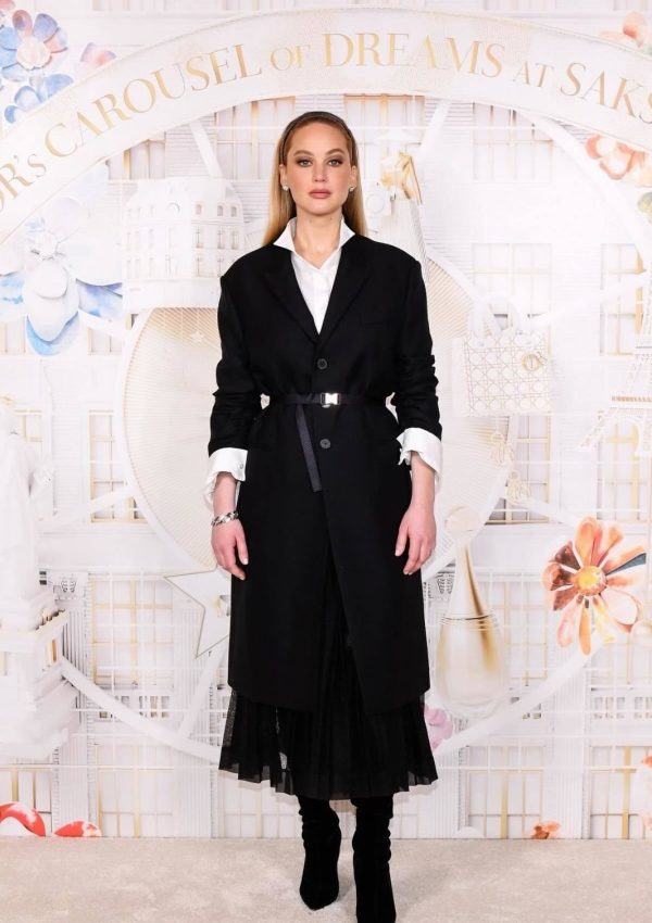 Jennifer Lawrence  wore Dior @ Dior’s Carousel of Dreams  2023 at Saks