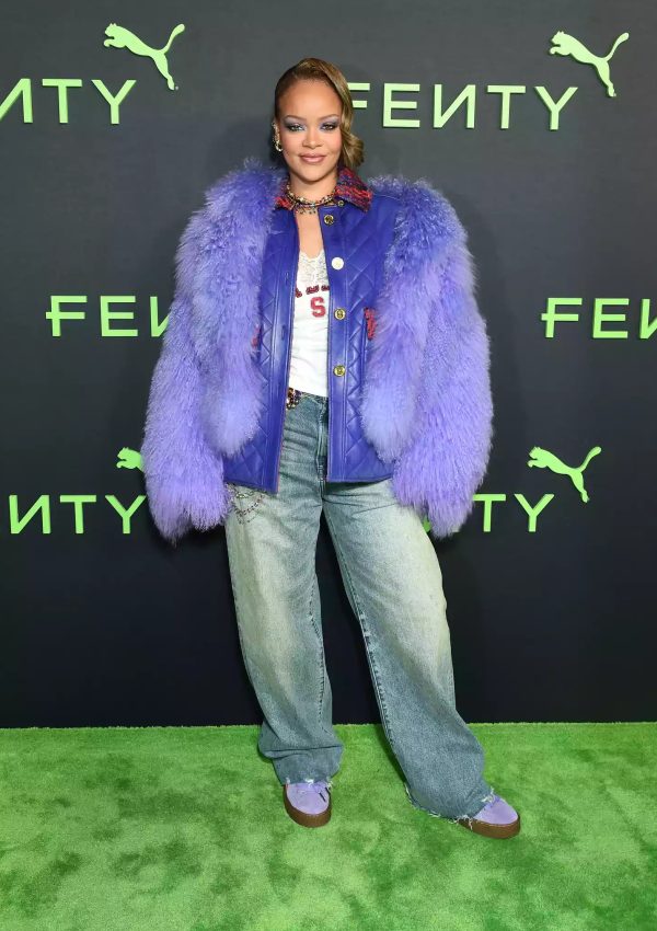 Rihanna  wore Chanel Jacket @ Fenty X Puma Sneaker Launch Party