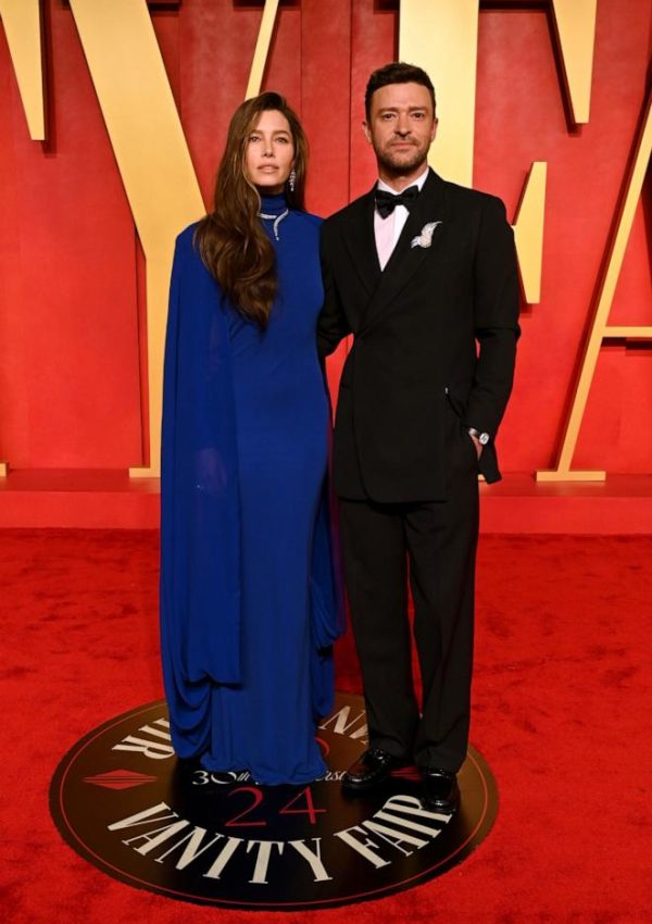 Jessica Biel and Justin Timberlake  @ 2024 Vanity Fair Oscar Party