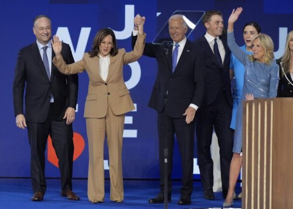 Biden officially passes the torch to Harris @ Democratic National Convention